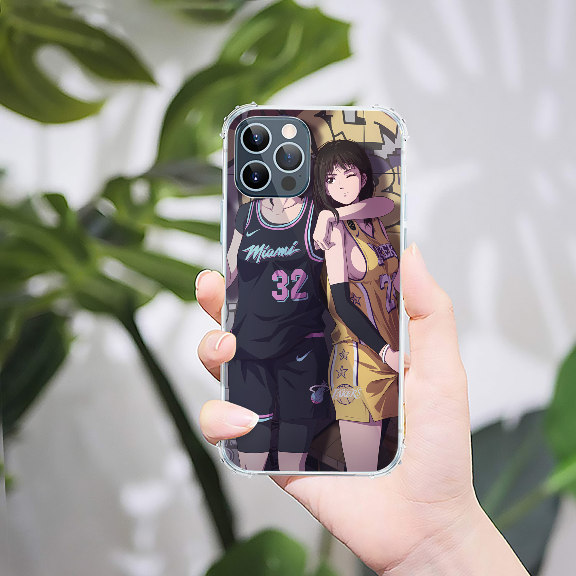 （画像用） SLAM DUNK／スラムダンク 【iPhone 12シリーズ対応】透明スマホケース（クリアソフトケース）